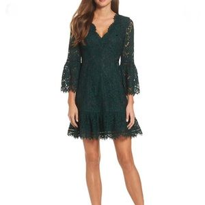 Eliza J
Bell Sleeve Lace Cocktail Dress